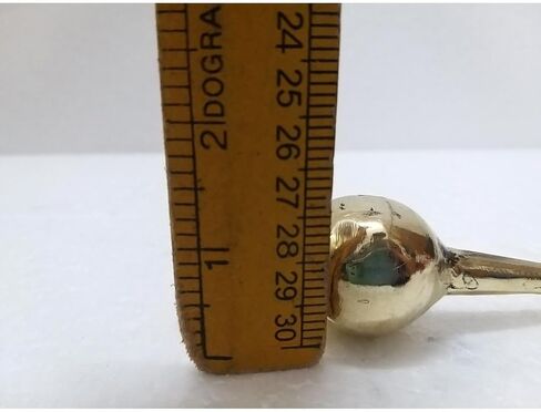 مصفق جرس نحاسي - صوت رائع - معبد/كنيسة/ديني/تقليدي/مدرسة/كلية - نحاس: الطول: 5 بوصات (525) in Kuwait