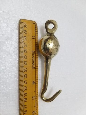 مصفق جرس نحاسي - صوت رائع - معبد/كنيسة/ديني/تقليدي/مدرسة/كلية - نحاس: الطول: 5 بوصات (525) in Kuwait