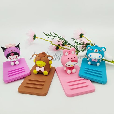 حامل هاتف Fa-Doara Cute Kitty للمكتب وحزام معصم مطرز للفتيات، حامل الهاتف الخلوي سطح المكتب متوافق مع جميع الهواتف المحمولة، ملحقات الهاتف قاعدة الهاتف المحمول in Saudi Arabia