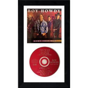 Athlon Sports CTBL-F32392a 6.5 × 12 بوصة. كتيب غلاف ألبوم Born That Way مُوقع 1995 Born That Way مع CD COA - Cary & Larry Park - Jeffery Steele in Kuwait
