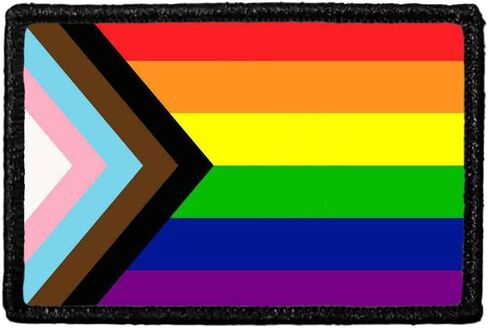 Rattlesnake Flag Patch - Pride Flag Morale Patch | Hook and Loop Attach for Hats, Jeans, Vest, Coat | 2x3 in | by Pull Patch in Saudi Arabia