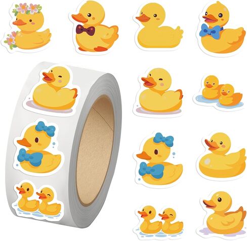 500PCS Birds Stickers for Kids 10 Styles Sticker Rolls Cartoon Birds Stickers Birds Party Favors Waterproof Vinyl Stickers(500 Per Roll) in Saudi Arabia