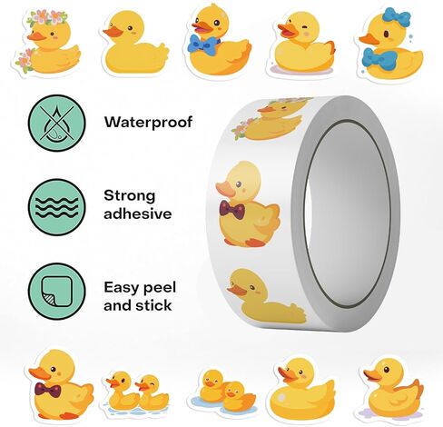 500PCS Birds Stickers for Kids 10 Styles Sticker Rolls Cartoon Birds Stickers Birds Party Favors Waterproof Vinyl Stickers(500 Per Roll) in Saudi Arabia