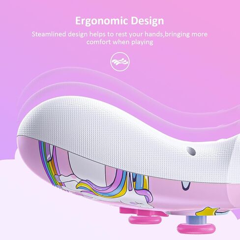 Nexigo Wireless Controller (No Deadzone) للمفتاح 2 والتبديل ، وحدات تحكم Bluetooth لمفتاح Nintendo مع الاهتزاز والحركة والتوربو وضوء LED (البنفسجي يونيكورن) in Saudi Arabia