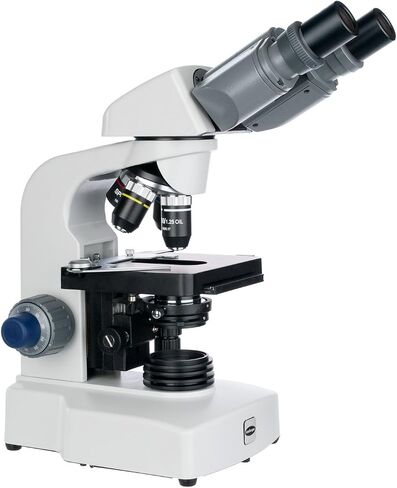 AmScope B450-SP 40X-1000X LED Semi-Plan Compound Microscope with 3D 2-Layer Mechanical Stage in Saudi Arabia