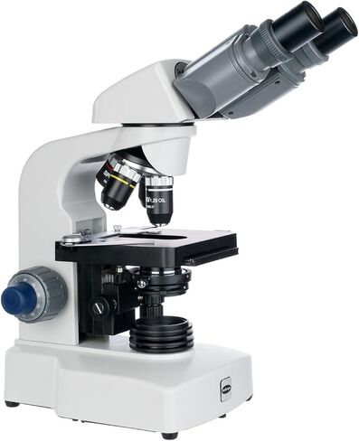 AmScope B450-SP 40X-1000X LED Semi-Plan Compound Microscope with 3D 2-Layer Mechanical Stage in Saudi Arabia