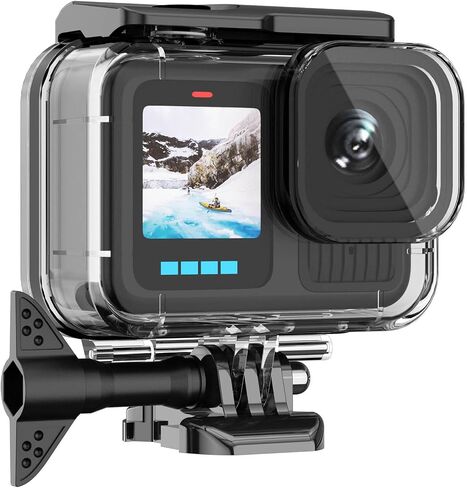 حالة مقاومة للماء الواقية من Bo & DQQ متوافقة مع Go Pro Hero 13 12 11 10 9 Black ، 60m/196ft in Kuwait