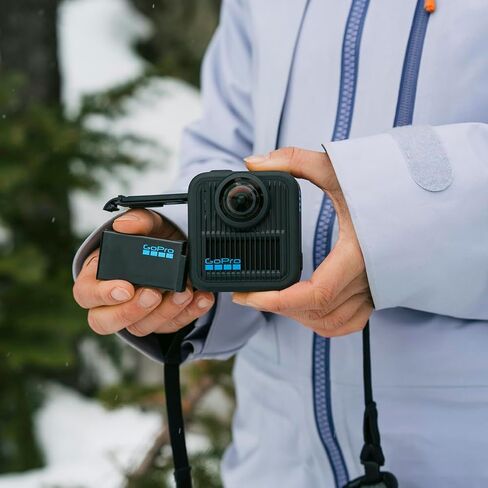 GoPro Dual Battery Charger + 2 Enduro Rechargeable Batteries for MAX2 - Official GoPro Accessory in Saudi Arabia