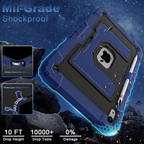 WESOROL Case for iPad A16 11th Generation 11 Inch iPad 10th Generation Case in Kuwait