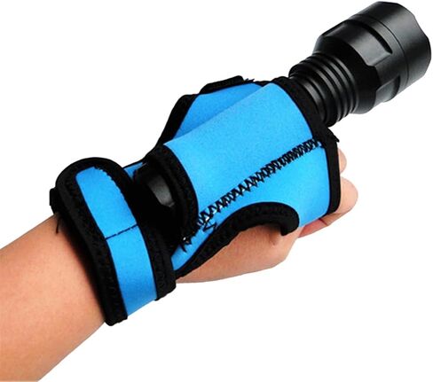Adjustable Flashlight Holder Glove Hands Frees Torch Glove Wrist Strap for Flashlight Hand Arm Mount Flashlight Strap in Saudi Arabia