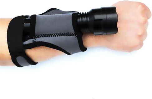 Adjustable Flashlight Holder Glove Hands Frees Torch Glove Wrist Strap for Flashlight Hand Arm Mount Flashlight Strap in Saudi Arabia