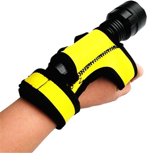 Adjustable Flashlight Holder Glove Hands Frees Torch Glove Wrist Strap for Flashlight Hand Arm Mount Flashlight Strap in Saudi Arabia