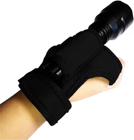 Adjustable Flashlight Holder Glove Hands Frees Torch Glove Wrist Strap for Flashlight Hand Arm Mount Flashlight Strap in Saudi Arabia