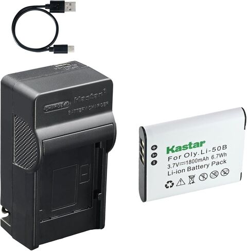 Kastar AC & USB-C Battery Charger, Compatible with Sony 4-261-368-01, NP-SP70, SP70, SP70A, SP70B, Bloggie MHS-FS2, MHS-FS2K, MHS-FS3, MHS-TS10, MHS-TS20K, MHS-TS20/S, MHS-FS2/V, MHS-TS22 in Saudi Arabia