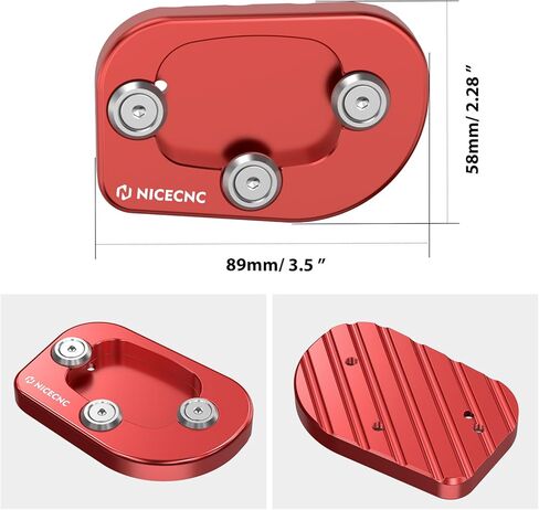 Black Side Stand Extension Kickstand Plate Aluminum Compatible with Honda XR650L 1993 1994 1995 1996 1997 1998 1999 2000 2001 2002 2003 2004-2024 in Kuwait