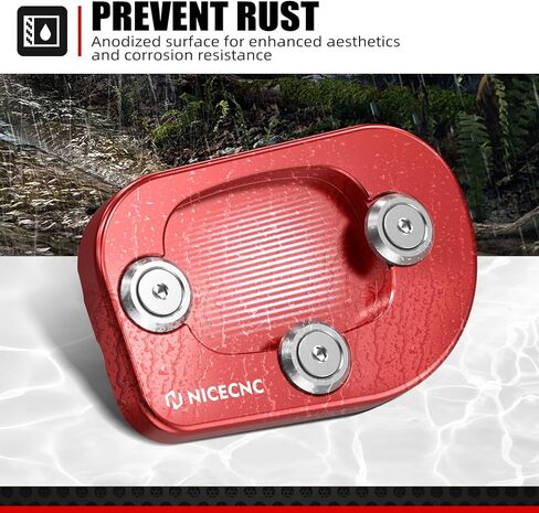 Black Side Stand Extension Kickstand Plate Aluminum Compatible with Honda XR650L 1993 1994 1995 1996 1997 1998 1999 2000 2001 2002 2003 2004-2024 in Kuwait