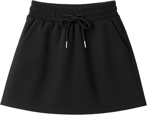 Skirts for Girls Casual Draw String Skorts for Teen Girls with Built-in Shorts Size 10-12 14-16 in Saudi Arabia