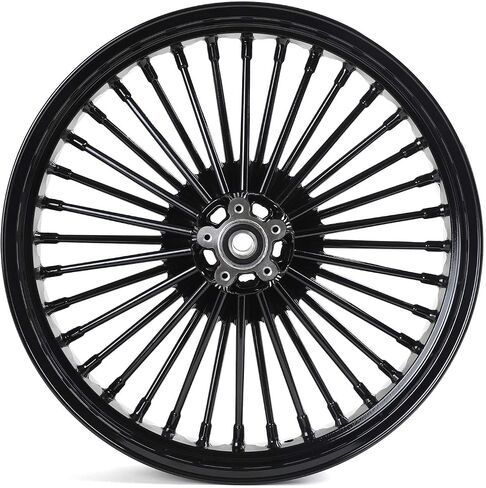TOFR 21inch 16inch Chrome Front Rear Wheels Rims Tubeless Fat King Spokes For Harley Touring 2009-2023 FLHR FLHRC Road King FLHX Street Glide FLTR Road Glide FLHT Electra Glide FLHTK Ultra Limited in Kuwait