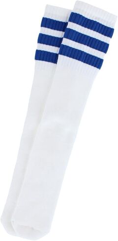 Jefferies Socks Kid's Striped Knee-High Tube Socks (1 Pair), Medium (Shoe Sizes 12-6), Yellow in Saudi Arabia