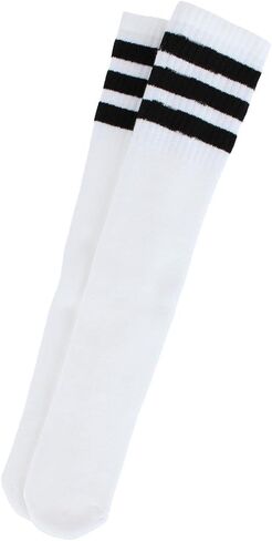 Jefferies Socks Kid's Striped Knee-High Tube Socks (1 Pair), Medium (Shoe Sizes 12-6), Yellow in Saudi Arabia