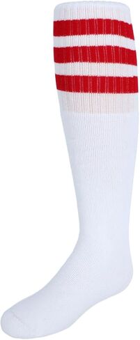 Jefferies Socks Kid's Striped Knee-High Tube Socks (1 Pair), Medium (Shoe Sizes 12-6), Yellow in Saudi Arabia
