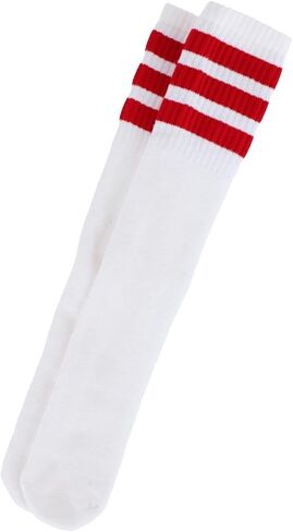 Jefferies Socks Kid's Striped Knee-High Tube Socks (1 Pair), Medium (Shoe Sizes 12-6), Yellow in Saudi Arabia