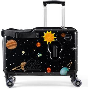 Younglingz Lil Flyer 20 "Kid Ride On Dascase Child Stroller Luggage (Red Firetruck) in Kuwait