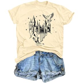 Magical Shirts for Women Flourish and Blotts Shirt Book Tshirt Wizard Costume Clothes in Kuwait