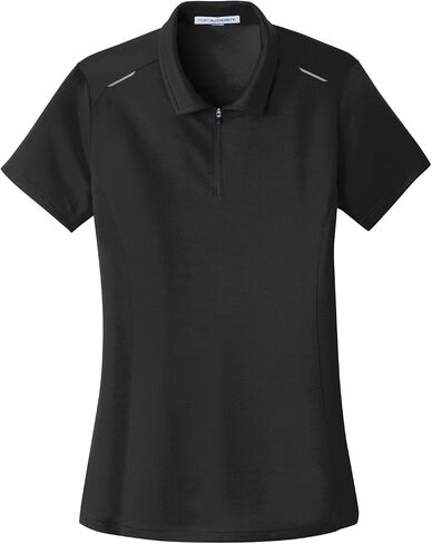سلطة الميناء السيدات Pinpoint Mesh Zip Polo in Saudi Arabia