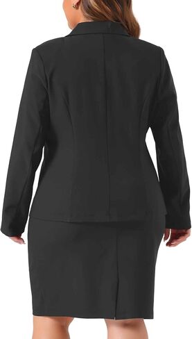 مجموعات بدلة Agnes Orinda Plus Size Size و Seird Suit For Women 2 قطعة مجموعات بدلات عرضية in Saudi Arabia