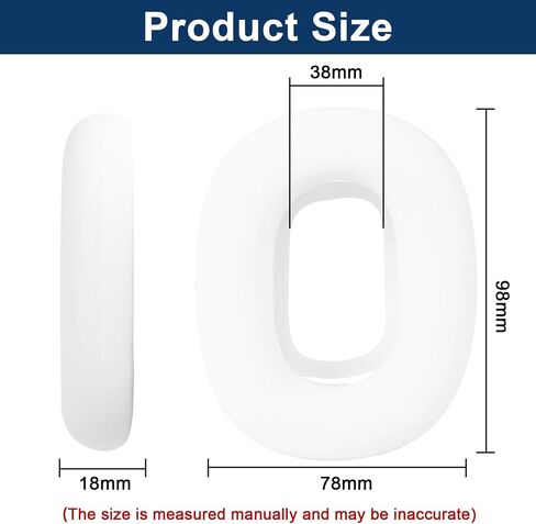 غطاء أذن سيليكون Adhiper لغطاء الأذن Airpods Max ، أغطية أذن العرق القابلة للغسل لسماعات الهواء الأقصى للهواء ، وغطاء ملحقات الغطاء السيليكون (Pink) (Pink) in Kuwait
