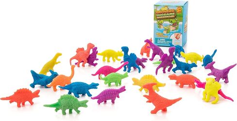 ألعاب IPIDIPI TOYS للديناصورات المائية المتنامية للأطفال - حشوات تخزين عيد الميلاد الممتعة، ديكورات أعياد الميلاد، هدايا الحفلات، أنشطة ممتعة للعطلات - لون عشوائي، عبوة من 25 قطعة in Kuwait