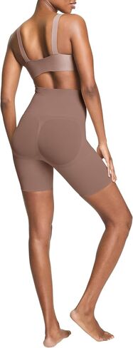 SPANX ASSETS Mid-Thigh Short-Seamless Shapewear Shorts-Ultra-Firm Compression-Thigh&Tummy Control-Comfortable & Breathable in Saudi Arabia