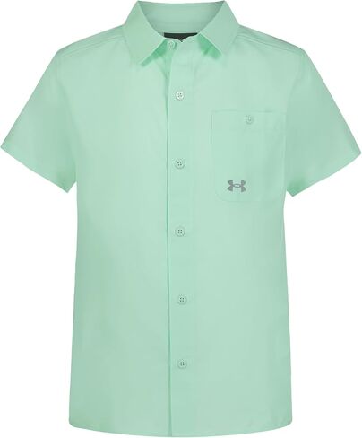 Under Armour UA Fish Print Fish Shirt, 486-Open Blue, YXL in Saudi Arabia
