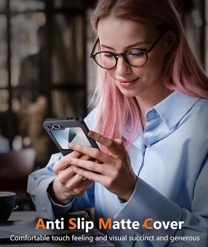 FNTCASE for Samsung-Galaxy Z-Flip-7 Magnetic Case: Clear Military Grade Drop Protection Anti Yellowing Cell Phone Cover - Rugged Shockproof Protective Bumper Transparent Phonecase in Saudi Arabia