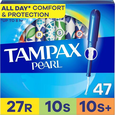 حزمة Tampax Pearl Stampons Trio ، مع جديلة LeakGuard ، العادية/الفائقة/الفائقة بالإضافة إلى امتصاص ، غير معقود ، 47 (قد تختلف التغليف) in Saudi Arabia