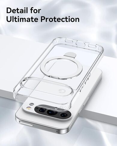 Raptic 2025 Stand Case for Google Pixel 10/10 Pro ، متوافق مع مغناطيسي ، [حماية قطرة من الدرجة العسكرية] [بنيت في Kickstand] ، حالة وقائية مقاومة للوقاية مضادة للأجر in Kuwait
