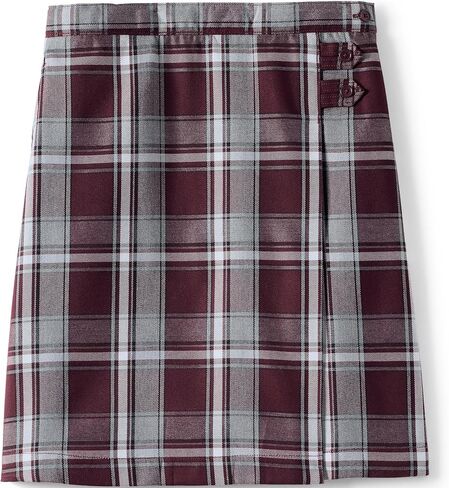 Lands' End School Uniform Girls Slim Plaid A-line Skirt Below The Knee in Saudi Arabia