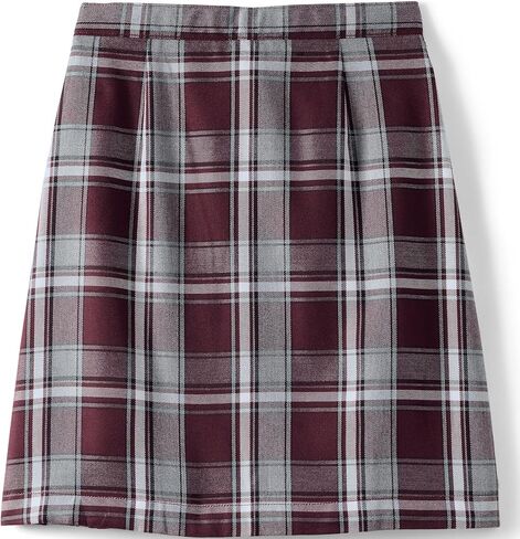 Lands' End School Uniform Girls Slim Plaid A-line Skirt Below The Knee in Saudi Arabia