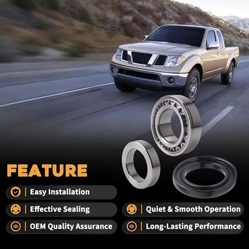 Rear Axle Shaft Wheel Bearing Inner Spacer Oil Seal Kit Fit For Nissan Titan 2004-2007 Fit For Nissan Frontier 2005-2017 Fit For Nissan Xterra 2006-2015# 43252-7S200 43070-7S200 40210-7S210 in Saudi Arabia