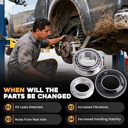 Rear Axle Shaft Wheel Bearing Inner Spacer Oil Seal Kit Fit For Nissan Titan 2004-2007 Fit For Nissan Frontier 2005-2017 Fit For Nissan Xterra 2006-2015# 43252-7S200 43070-7S200 40210-7S210 in Saudi Arabia