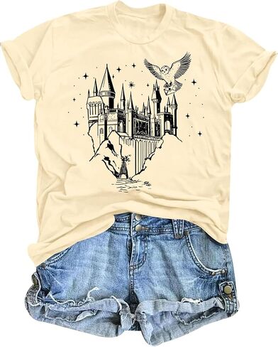 Magical Shirts for Women Flourish and Blotts Shirt Book Tshirt Wizard Costume Clothes in Kuwait