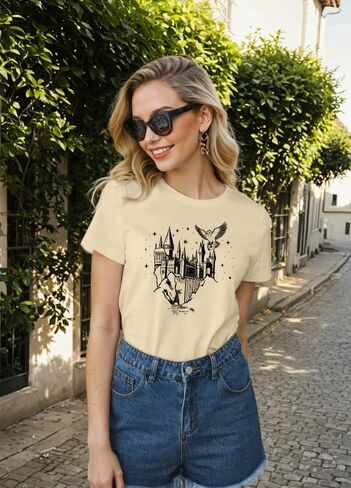 Magical Shirts for Women Flourish and Blotts Shirt Book Tshirt Wizard Costume Clothes in Kuwait