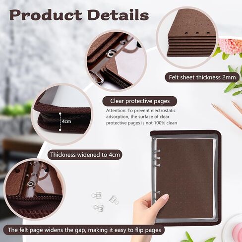 Enamel Pin Display Book Pin Collection Binder Holder Trading Book with 8-Page Display Boards A5 Brooch Pin Storage Organizer Binder Album for Travel Collectors (Black) in Kuwait