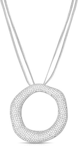 Ettika Choker Necklace For Women. 18K Gold Plated Open Circle Statement Necklace. Choker Necklace for Women, Jewelry in Saudi Arabia