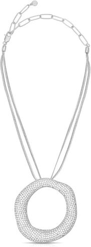 Ettika Choker Necklace For Women. 18K Gold Plated Open Circle Statement Necklace. Choker Necklace for Women, Jewelry in Saudi Arabia