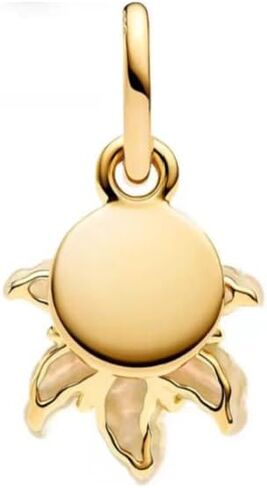 Charms for Bracelets Heart Gold Charm Heart Christmas Jewellery Present for Women Set-E in Saudi Arabia