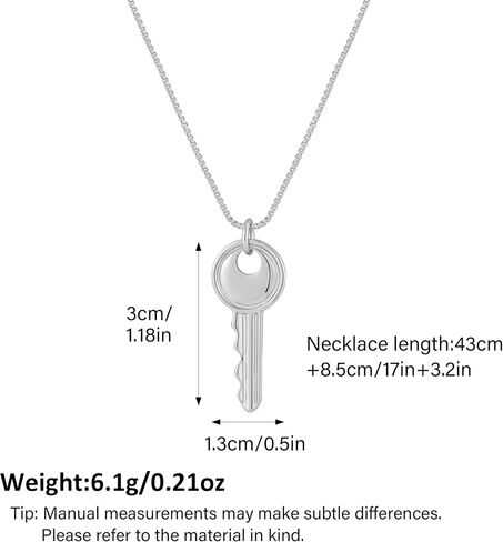 Gold Key Necklace for Women Dainty Key Necklaces Fashion in Kuwait