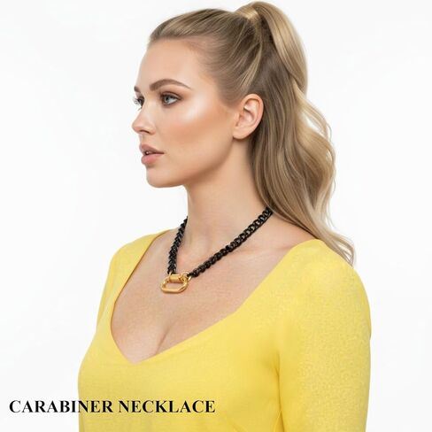 نساء اثنين من ألوان تسلق الجبال بوكيل قلادة فضية الرجال والنساء الورق الكوبي مقطع سلسلة سميكة السلسلة in Kuwait