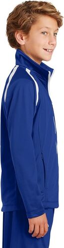 SPORT-TEK Youth Tricot Track Jacket YST90 in Saudi Arabia